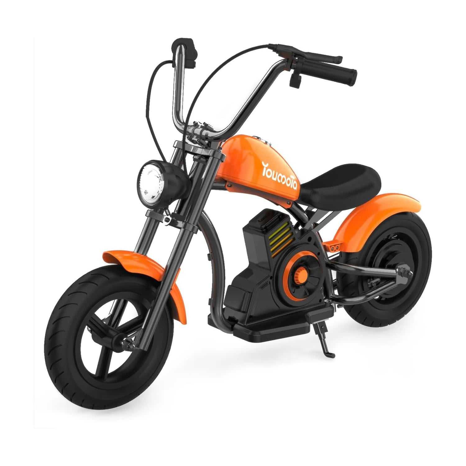 Youmota 160W Electric Dirt Bike, Electric Motorcycle for Kids with 18.5V 4Ah Removable battery, 12x3.0 inch tires, 10 mph & 165 lbs Max, Intelligent Display