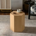 thumbnail image 1 of Youmumeub Modern Irregular Side Table, Faux Wood Grain Accent End Table, Fully Assembled Abstract Stump Stand for Living Room Bedroom Small Space, Natural, 1 of 7