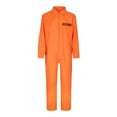 thumbnail image 1 of Youmylove Adult Orange Prisoner Jumpsuit Jail Inmate Male Prisoner Stage Show Party Fashion Gothic Vintage Hallowmas, 1 of 5