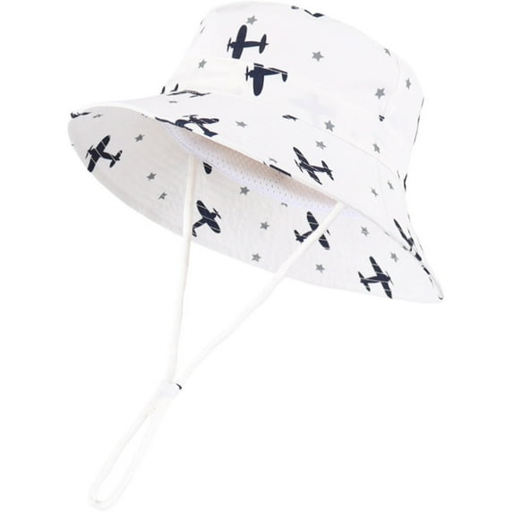 Youmylove Baby Girl Sun Hat Outdoor Sun Protective Adjustable Toddler Beach Hat With Wide Brim Bucket Hats For Kids Cute Baby Sun Hats