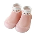 thumbnail image 1 of Youmylove Baby Sock Shoes Baby Walking Shoes Girls Easter Cartoon Printed Slippers Mesh Soft Bottom Breathable On Sport Shoes Sneakers 2-2.5 Years, 1 of 5