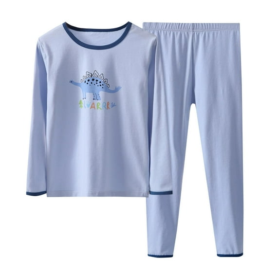 Youmylove Big Boy Underwear Set Cotton Pajamas Autumn Winter Warm Children's Long Sleeve Sleepwear Set New Outfits Soft Toddler Boys Clothing