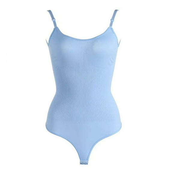 Youmylove Bodysuits For Women Tummy Control Shapewear Thong Full Bust Body Shaper Seamless Adjustable Strap Bodysuit Leotards Bodycon Jumpsuit Daily Body Shapewear