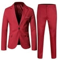 thumbnail image 1 of Youmylove Boy's Formal Suits 2 Pieces Slim Fit Blazer Pants Kids Tuxedo Suits For Teens Dress Clothes Gentleman Wedding Outfit Holiday Clothes Set For 16-17 Years, 1 of 2