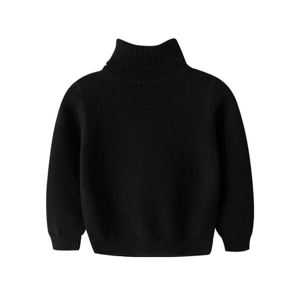 Youmylove Boys Crewneck Long Sleeve Pullover Sweaters Fall Winter Turtleneck Sweater Tops Toddler Baby Knitted Sweatshirt Sweater Clothes Graphic Print Lightweight Varsity Jackets
