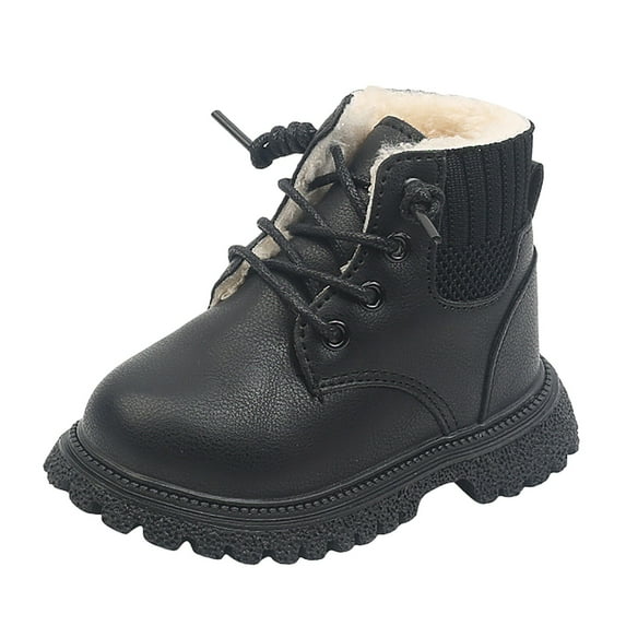 Youmylove Boys Girls Mesh Lace Shoes Fashion Boots Non- Breathable Boots Toddler Daily Children Stylish Breathable Lightweight Footwear First Walker