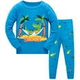 thumbnail image 1 of Youmylove Boys Pajamas Set Sleepwear Nightwear Toddler Kids Boys Pajamas Dinosaur Cotton 2 Piece Long Sleeve Sleepwear Clothes Set Soft Pajamas For Children Clothes, 1 of 4