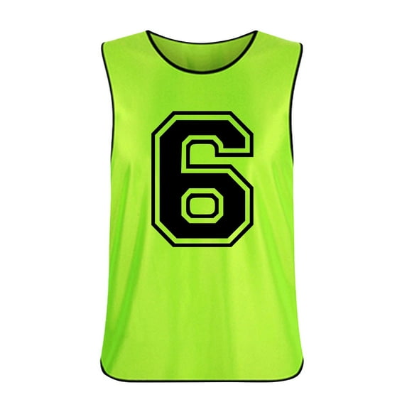 Youmylove Boys' T-Shirts Soft Tops Boys Tank Tops Sleeveless Number 6 Print Round Neck Running Sports Casual Tank Top Athletic Workout Shirts One Size(3-9 Years)