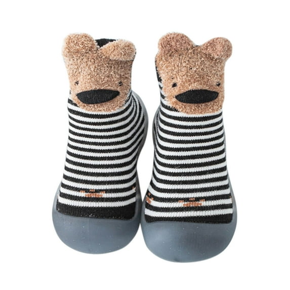 Youmylove Cartoon Baby Elastic Shoes Toddler First Walkers Non- Animals Socks Baby Shoes Fashion Shoes