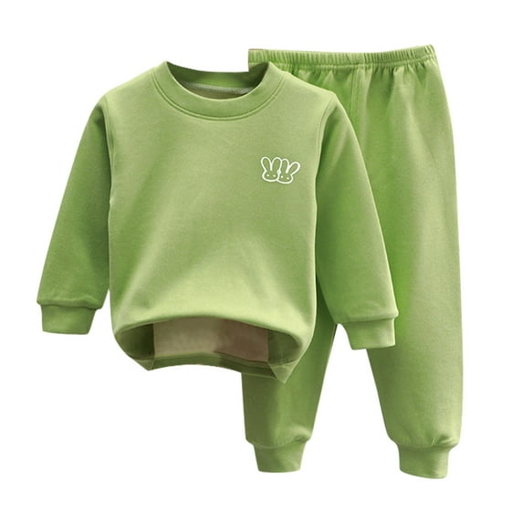Youmylove Child Toddler Kids Boys Girls Long Sleeve Cartoon Tops Pj’s Pants Trousers Sleepwear Pajamas Outfits Set 2PCS Child Sleepwear Homewear Pjs