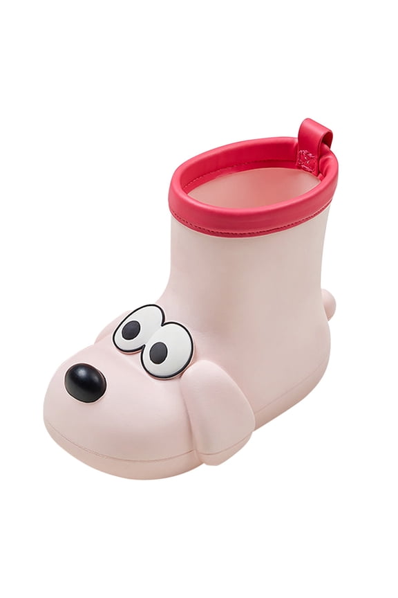 Children Rain Shoes Anti- And Children Rain Shoes Children Water Shoes Children Mid Tube Rain Shoes Child Lovely Footwear Walking
