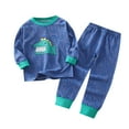 thumbnail image 1 of Youmylove Children's Underwear Set Pure Cotton Boys Long Sleeve Baby Clothes Warm Girls' Homewear Autumn Children's Clothes Kids Nightwear Pjs Homewear, 1 of 6