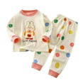 thumbnail image 1 of Youmylove Children's Underwear Set Pure Cotton Boys Long Sleeve Baby Clothes Warm Girls' Homewear Autumn Children's Clothes Kids Nightwear Pjs Homewear, 1 of 6