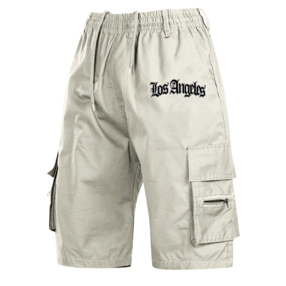 Youmylove Comfort Mens Shorts Men's Hiking Cargo Shorts Stretch Outdoor Shorts Lightweight Camping Shorts With 6 Pockets Casual Beach Shorts