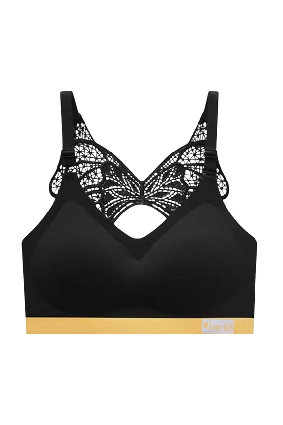Corset Waist Training ﻿Lace Back Bras For Women Wireless Seamless Bra Breathable Full Coverage Bralettes Lift Everyday Bras Body Shapewear
