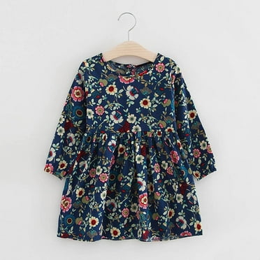 Youmylove Dresses For Girls Toddler Baby Girls Dress Long Sleeve Princess Party Pageant Dresses Kids Clothes