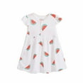 thumbnail image 1 of Youmylove Dresses For Girls Toddler Children'S Summer Thin Style Cute Cartoon Watermelon Print Breathable Dress For 3 Months To 5 Years, 1 of 3