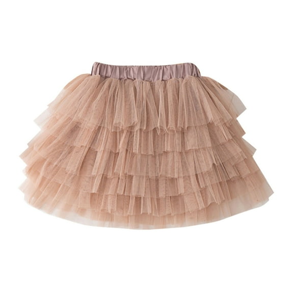 Youmylove Dresses For Girls Toddler Little Child Short Ballet Tulle Tutu Skirt Mesh Short Skirt Princess Performance Skirt Sweet Skirt