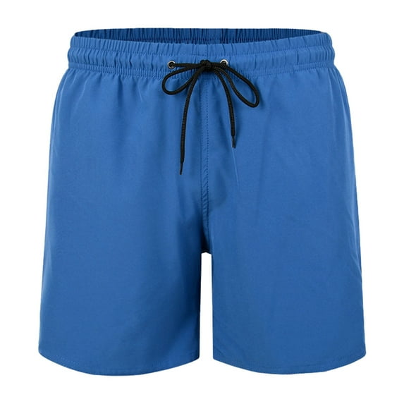 Youmylove Fashion Men's Shorts Mens Solid Color Loose Casual Stretch Lined Beach Swim Trunks Lightweight Work Shorts