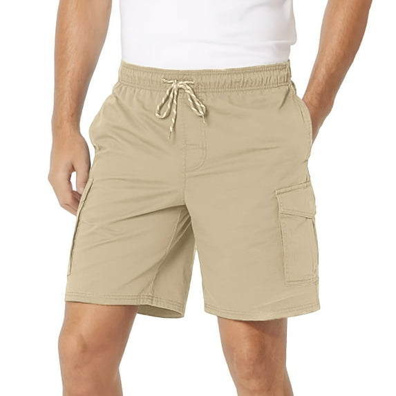 Youmylove Fashion Mens Shorts Man High Street Fashion Trendy Straight Leg Shorts Casual Sports Summer Beach Shorts Lightweight Work Shorts