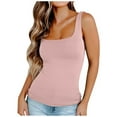 thumbnail image 1 of Youmylove Fashion Tops for Women Ladies' Camisole Summer Sleeveless Slim Fit Sweater Vest Camisole Basic Trendy Clothes, 1 of 3