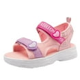 thumbnail image 1 of Youmylove Girls Sandals Summer New Pink Love Princess Shoes Girls Sports Sandals Child Lovely Footwear Walking, 1 of 7