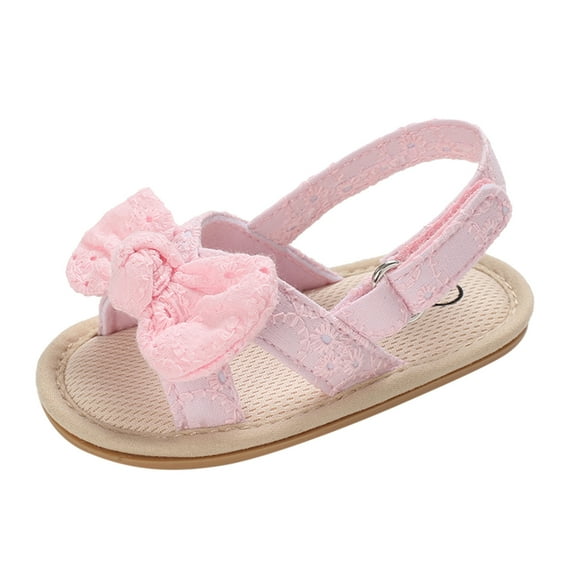 Youmylove Girls Sandals Summer Shoes Outdoor First Walkers Walk Shoes Toddler Girls Shoes For Summer With Flower Bowknot New Children Shoes