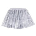 thumbnail image 1 of Youmylove Girls Sequin Skirt Sparkle Party Skirts Kids Sparkly Fashion Shiny Pleated Skirts Elastic Waist A-Line Glitter Party Outfits 11-12 Years, 1 of 2