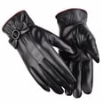 thumbnail image 1 of Youmylove Gloves Women Winter Mittens Water-Proof Leather Touchscreen Lined Warm Gloves, 1 of 9