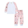 thumbnail image 1 of Youmylove Kids Pajamas Kids Boys Girls Baby Toddler Long Sleeve Easter Bunny-Egg Pajamas Home Wear Sleepwear Set, 1 of 8