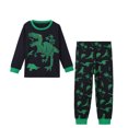 thumbnail image 1 of Youmylove Kids Pajamas Toddler Baby Kids Boys Dinosaur Pajamas Sleepwear Tops Pants Outfits Set Casual Clothes, 1 of 8