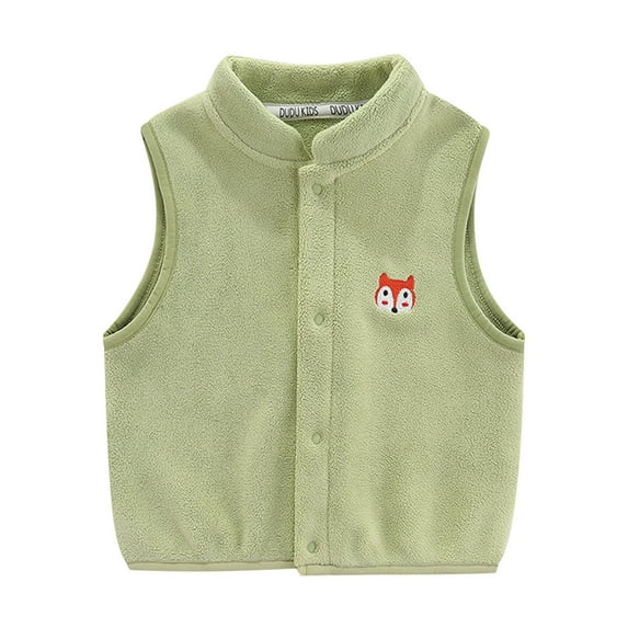 Youmylove Kids Winter Outwear Toddler Boys Girls Cartoon Vest Coat Jacket Child Warm Outerwear Sleeveless Jacket