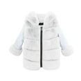thumbnail image 1 of Youmylove Kids Winter Outwear Toddler Girls Fashion Jacket Fall Toddler Cardigans Fuzzy Lightweight Jackets Warm Coats, 1 of 4