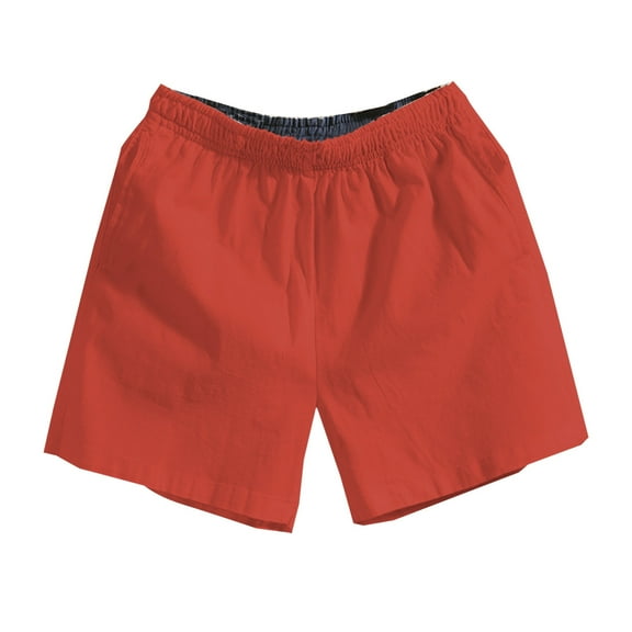 Youmylove Leisure Mens Shorts Linen Waist Loose Fit Shorts For Men Solid Color Breathable Casual Beachwear Shorts Summer Trousers Outdoor Work Shorts