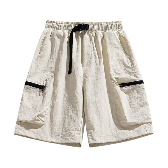 Youmylove Lightweight Mens Shorts Cargo Shorts Men's Summer Ice Silk Loose Trend Casual Sports Hiking Work Short