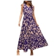 thumbnail image 1 of Youmylove Long Floral Dresses for Women Summer Dresses Casual Sleeveless Maxi Dresses Cute Floral Long Dress Wedding Guest Dress Vacation, 1 of 3