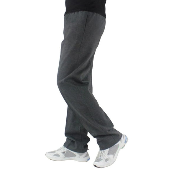 Youmylove Men's Baggy Sweatpants Casual Loose Straight Leg Pants Elastic Waist Athletic Workout Jogger Sweat Pants Warm Men's Pants Stylish Comfy Trousers