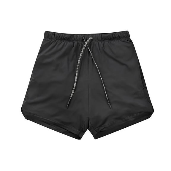 Youmylove Men's Casual Golf Shorts Mens 2 Layer Running Shorts Fitness Training Gym Outdoor Shorts Casual Track Shorts