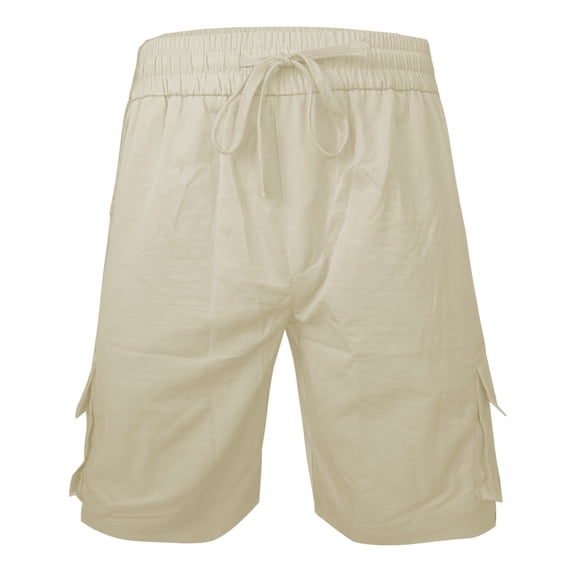 Youmylove Men's Casual Shorts Mens Leisure Solid Color Summer Loose Fit 5 Inch Running Shorts For Fitness And Training Casual Loose Shorts