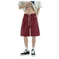 thumbnail image 1 of Youmylove Men's Casual Shorts Mens Summer Leisure Comfortable Solid Color Pocket Shorts Stylish Comfy Short, 1 of 5