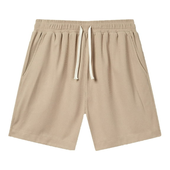 Youmylove Men's Fashion Golf Shorts Male Summer Shorts Solid Color Tie Suit Cool Breathable Short Pants Casual Workout Shorts