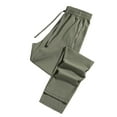 thumbnail image 1 of Youmylove Men's Pants Unisex Stretch Quick Drying Pants Casual Active Outdoor Pants For Men Waistband Daily Sanitary Sweat Pant Relaxed Fit Work Pants, 1 of 3