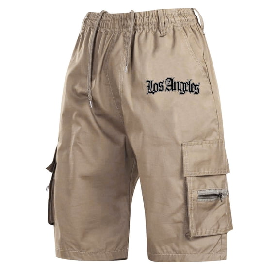 Youmylove Mens Cargo Shorts Men's Hiking Cargo Shorts Stretch Outdoor Shorts Lightweight Camping Shorts With 6 Pockets Beach Short Shorts