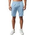 thumbnail image 1 of Youmylove Mens Cargo Shorts Men's Summer Linen Shorts With Pockets Short Trousers Beach Shorts Lightweight Swim Shorts, 1 of 9