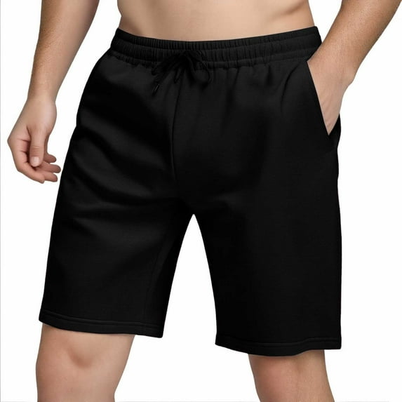 Youmylove Mens Casual Shorts Men's Summer Fashion Solid Color Loose Shorts Jogging Leisure Cloud Short Pants Casual Track Shorts