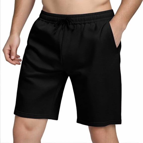 Youmylove Mens Casual Shorts Men's Summer Fashion Solid Color Loose Shorts Jogging Leisure Cloud Short Pants Casual Track Shorts