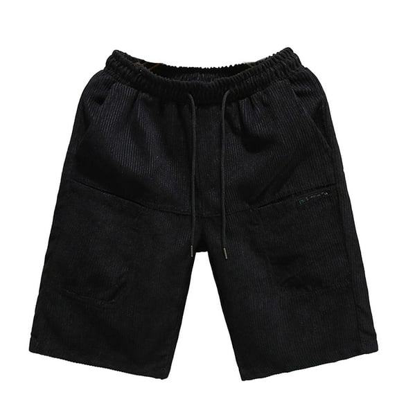Youmylove Mens Hiking Work Short Corduroy Shorts For Men's Summer Thin Cargo Shorts With Pockets Straight Leg Work Pants Casual Business Wear Outdoor Work Shorts