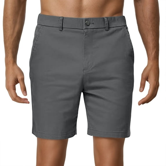 Youmylove Mens Hiking Work Short Men's Fashion Casual Golf Shorts Stretch Dress Basic Shorts Classic-Fit Shorts With Pockets Casual Hiking Shorts