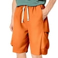 thumbnail image 1 of Youmylove Mens Hiking Work Short Solid Color Quick Drying Elastic Sports Men Casual Loose Comfortable Trendy Sports Workwear Shorts Comfy Work Shorts, 1 of 6