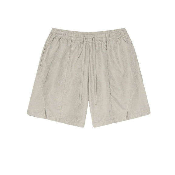 Youmylove Mens Shorts Versatile 2025 Summer Fashion Men's Shorts Drawstring Elastic Waist Lightweight Casual Beach Shorts With Pocket Hiking Work Short